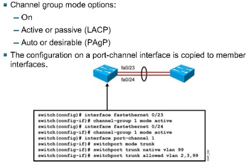 EtherChannel config